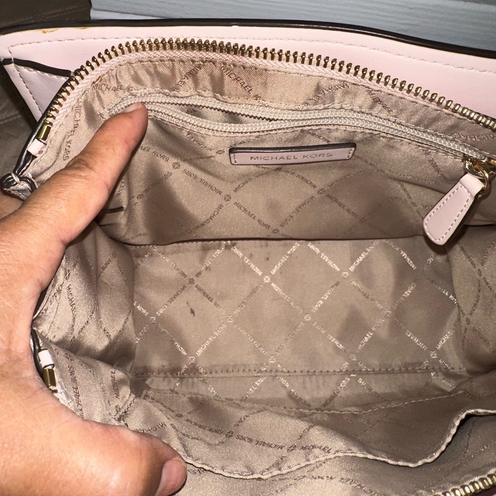 Michael Kors Pink Satchel with Silver Hardware - Picture 7 of 14